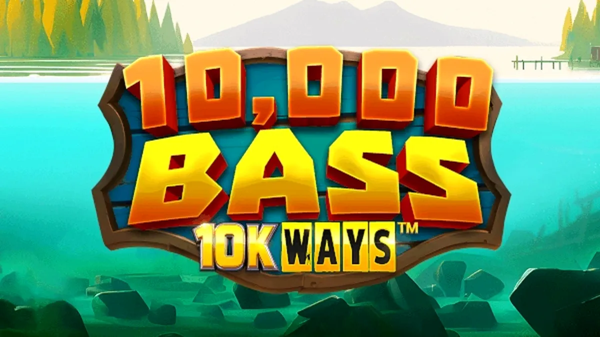Interface do jogo de slot 10,000 Big Bass 10K Ways mostrando as 6 bobinas